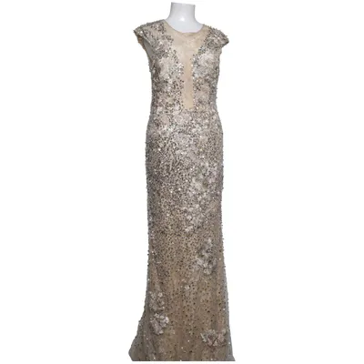 Aftonklänning (Beige, Silverfärgad) från Jovani