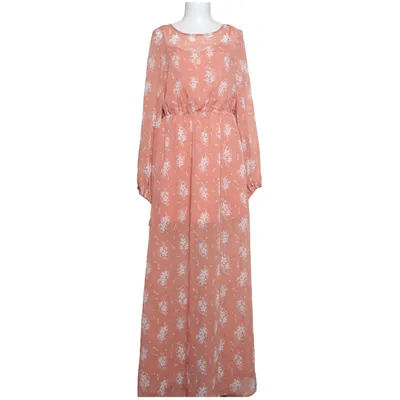 Långklänning (Orange, Vit, Flerfärgad) från NA-KD Polyester