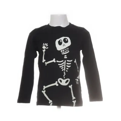 Långärmad t-shirt (Svart, Vit) från Lindex Kids