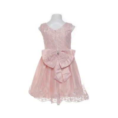 Flower girl dress (Pink) Polyester, Viscose