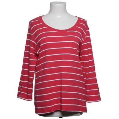 Langærmet t-shirt (Pink, Hvid) fra Basic U