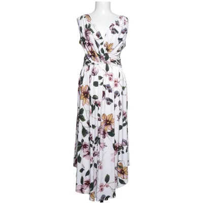 Långklänning (Vit, Flerfärgad) från Chiara Forthi Elastan, Polyester