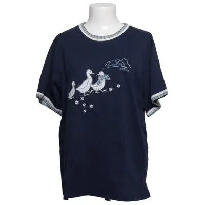 T-shirt (Blauw) van Linda Clifford Katoen
