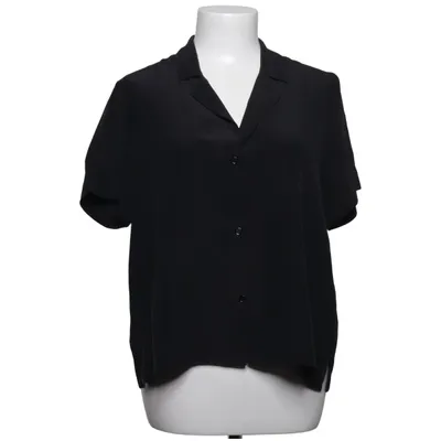Korte mouwen shirt (Zwart) van Lilysilk Zijde
