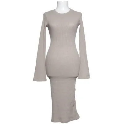 Maxikjole (Beige) fra Gina Tricot Bomuld, Elastan, Polyester