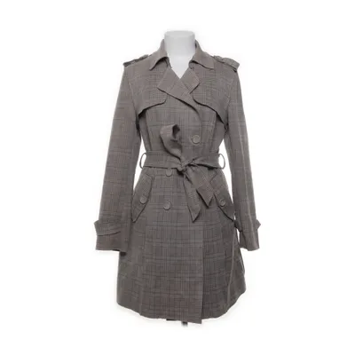 Trench coat (Beige, Multicolored) from Softy Collection Elastane, Polyester