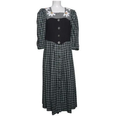 Dirndl (Grøn, Sort) fra Berwin & Wolff Bomuld, Polyester, Uld
