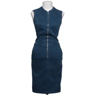 Denim jurk (Blauw) van Salsa Katoen, Elastaan
