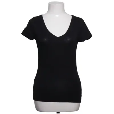 T-shirt (Svart) från H&M Basic Elastan, Bomull