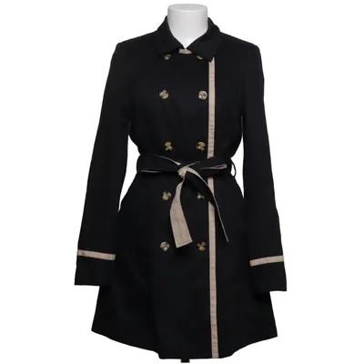 Trenchcoat (Svart, Beige) från Troll Bomull, Polyester