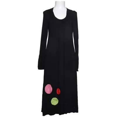 Långklänning (Svart, Flerfärgad) från Du Milde Bomull, Elastan, Viskos