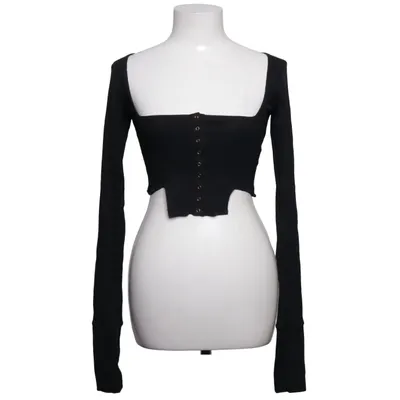 Crop top (Sort) fra Are You Am I Bomuld, Elastan