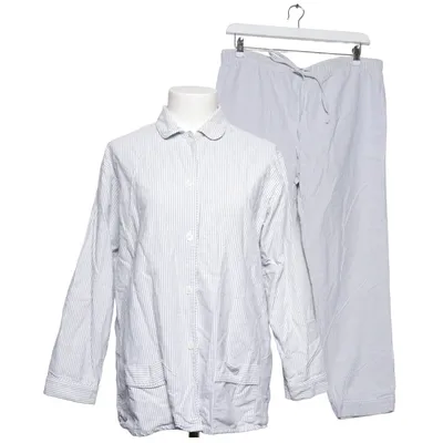 Pyjamas (Vit, Blå) från Nordiska Kompaniet Bomull