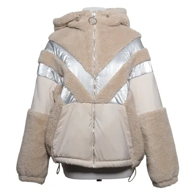 Jacke (Beige, Silber) von Bershka Polyester