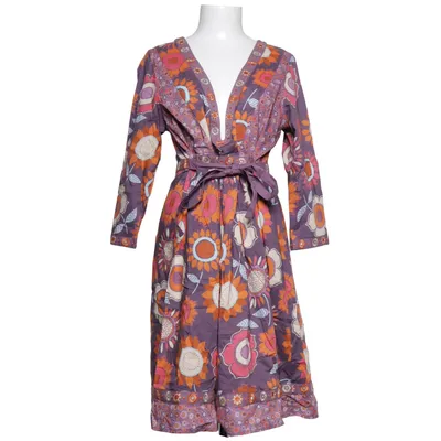 Omlottklänning (Lila, Flerfärgad) från Gudrun Sjödén Ekologisk bomull