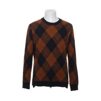 Trui (Bruin, Blauw) van Review Katoen, Nylon, Viscose, Wol