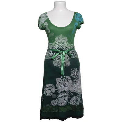 Kjole (Grøn, Blå, Sort) fra Desigual Viscose