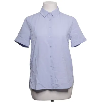 Kortärmad skjorta (Blå) från Uniqlo Polyester, Viskos