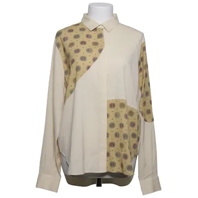 Skjorte (Beige, Brun) fra Totême Elastan, Silke