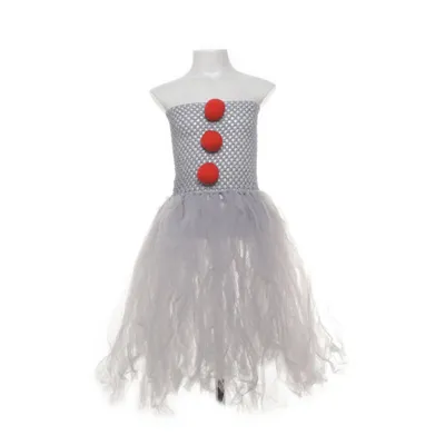 Maskeradkläder (Grå, Röd)