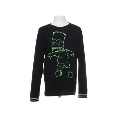 Långärmad t-shirt (Svart, Grön) från The Simpsons
