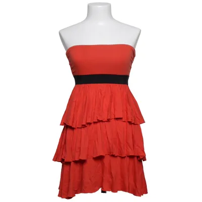 Dress (Red, Black) from Fishbone Cotton, Elastane, Modal