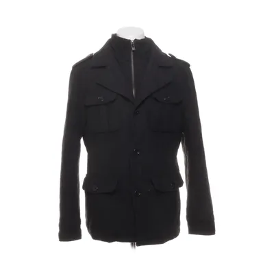 Jas (Zwart) van Smog Polyester, Wol