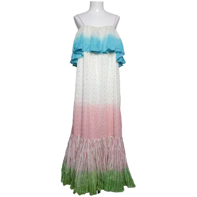 Maxi dress (White, Multicolored) from Manoush Cotton
