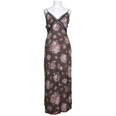 Långklänning (Brun, Flerfärgad) från H&M x Brock Collection Lyocell, Polyester