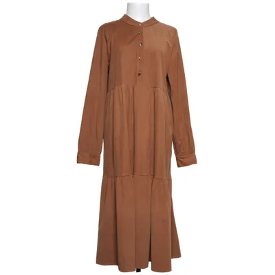 Långklänning (Brun) från Drys Elastan, Polyester