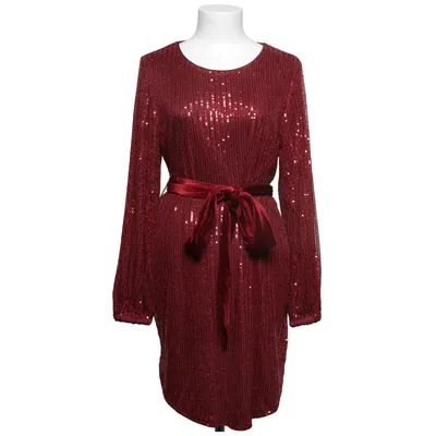 Klänning (Röd) från Bubbleroom Elastan, Polyester