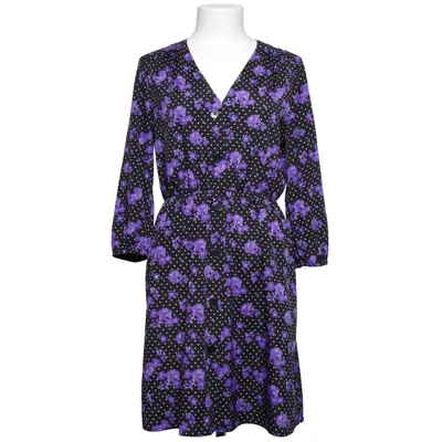 Klänning (Svart, Lila, Vit) från Dunnes Polyester