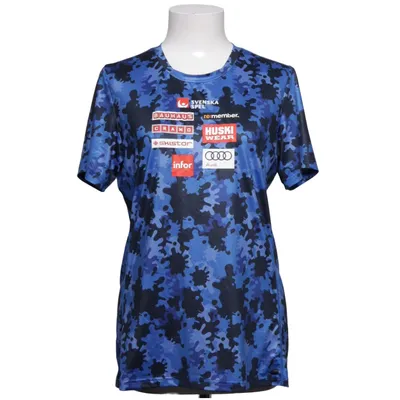 T-shirt (Blå, Svart) från Huski Wear Elastan, Polyester