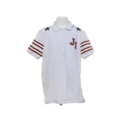 Polo shirt (White, Red) from Jimmy & Sanders Cotton, Elastane