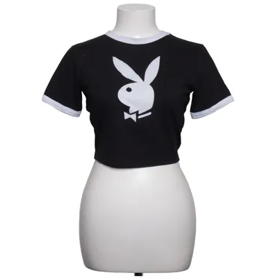 T-shirt (Black, White) from Playboy x Missguided