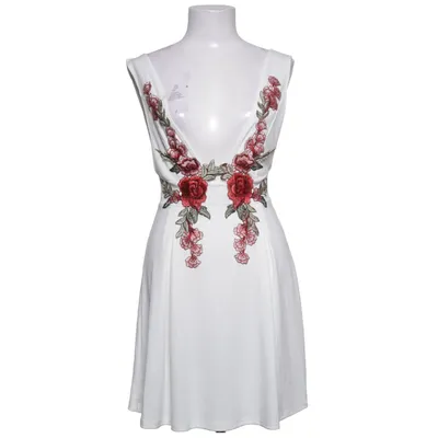Jurk (Wit, Rood) van Dennis Maglic Katoen, Polyester