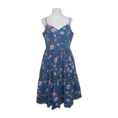 Klänning (Blå, Flerfärgad) från Hell Bunny Bomull, Elastan