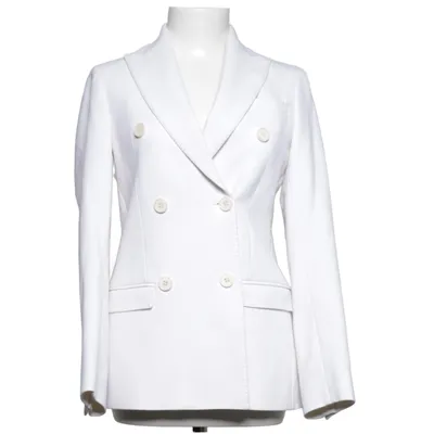 Blazer (Blanc) de SAND Copenhagen Acétate, Coton, Élasthane, Polyester, Viscose