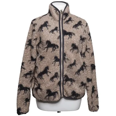 Fleecejacka (Beige, Svart, Flerfärgad) från CRW Classic Riding Wear Polyester