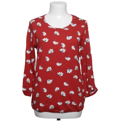 Long sleeve T-shirt (Red, White) from Gina Laura Elastane, Viscose