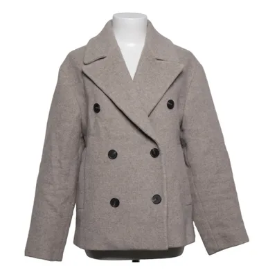 Caban (Beige) de Massimo Dutti Polyamide, Laine