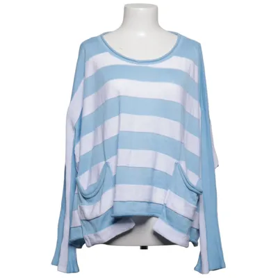 Pull-over (Bleu, Blanc) de Absolut Acrylique, Coton