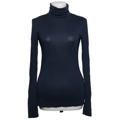 Pul à col roulé (Bleu) de Denim Hunter Lyocell, Laine