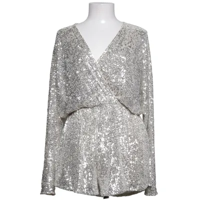 Jumpsuit (Silver) from Maje Elastane, Polyester, Viscose