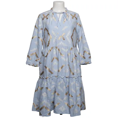 Dress (Blue, Multicolored) from Apriori Cotton, Polyester