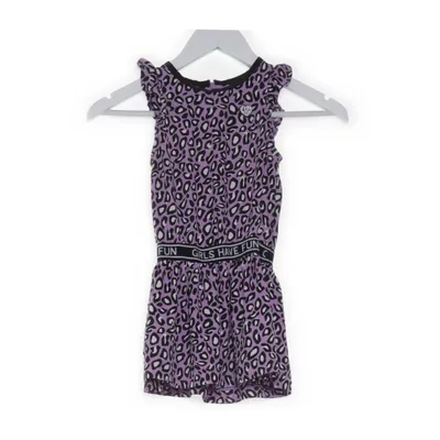 Jurk (Lila, Zwart, Wit) van Europe Kids Polyester