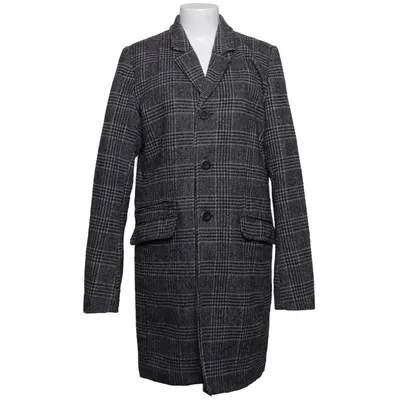 Manteau (Gris, Noir) de Outernational Polyester, Laine