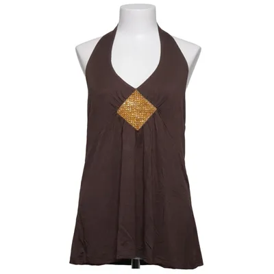 Haut dos-nu (Marron) de Woman by Halens Élasthane, Viscose
