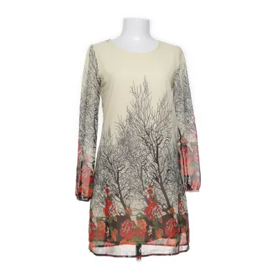 Klänning (Beige, Flerfärgad) från Yumi Polyester