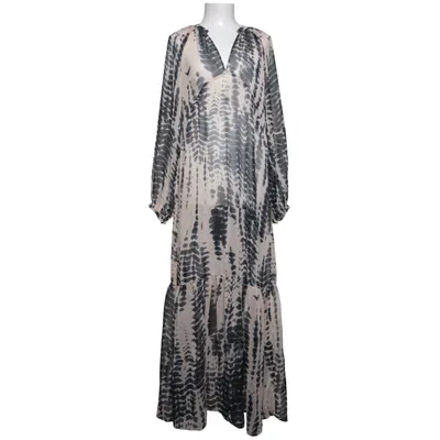 Maxikjole (Beige, Sort) fra Neo Noir Polyester, Viscose